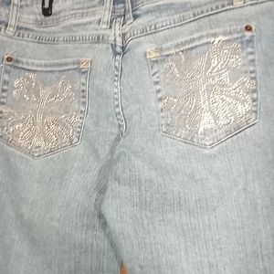 Junior's Bermuda Loose Fit Denim Shorts